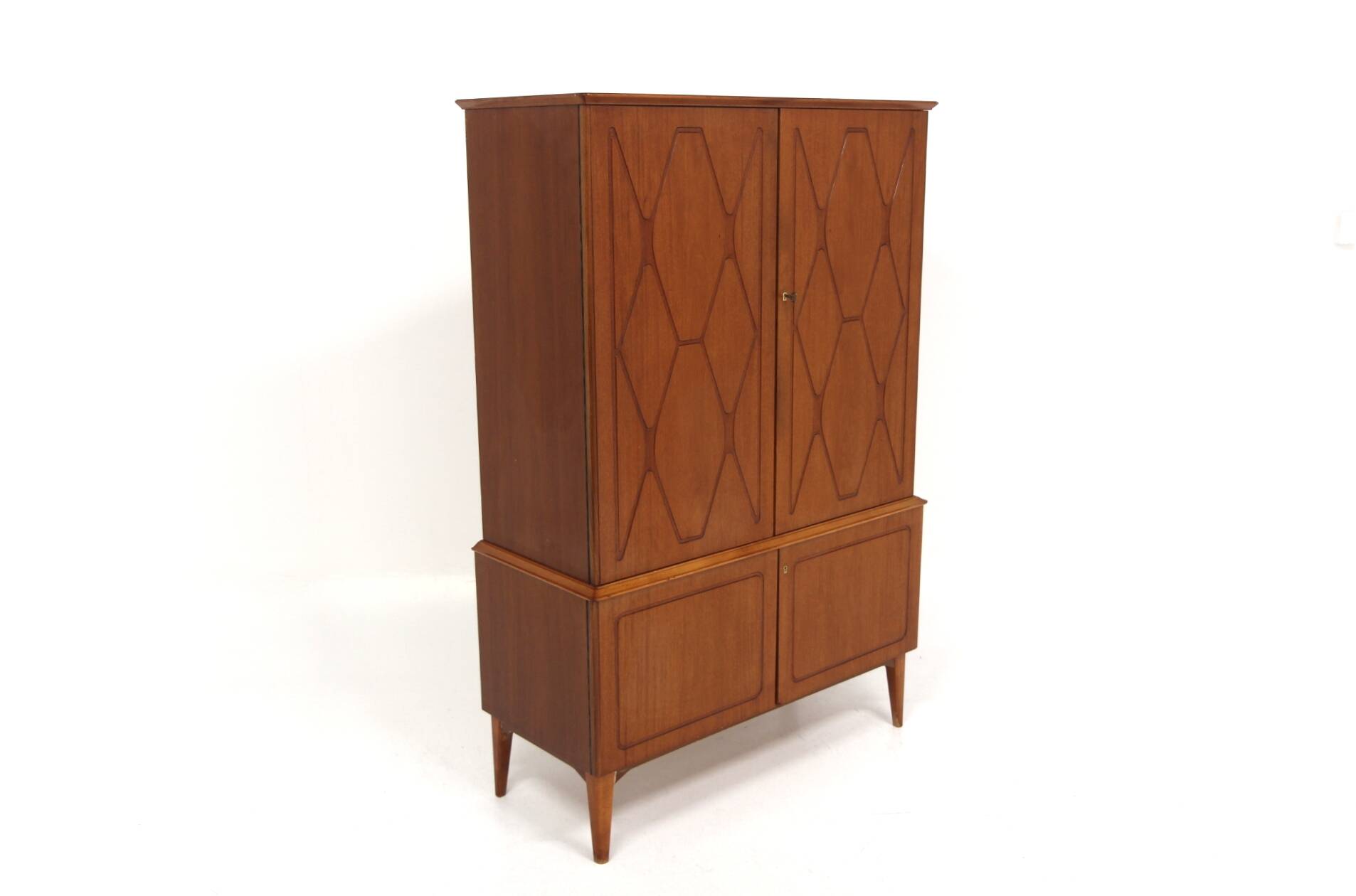 Scandinavian mahogany wardrobe, Swedish modern, Sweden, 1940
