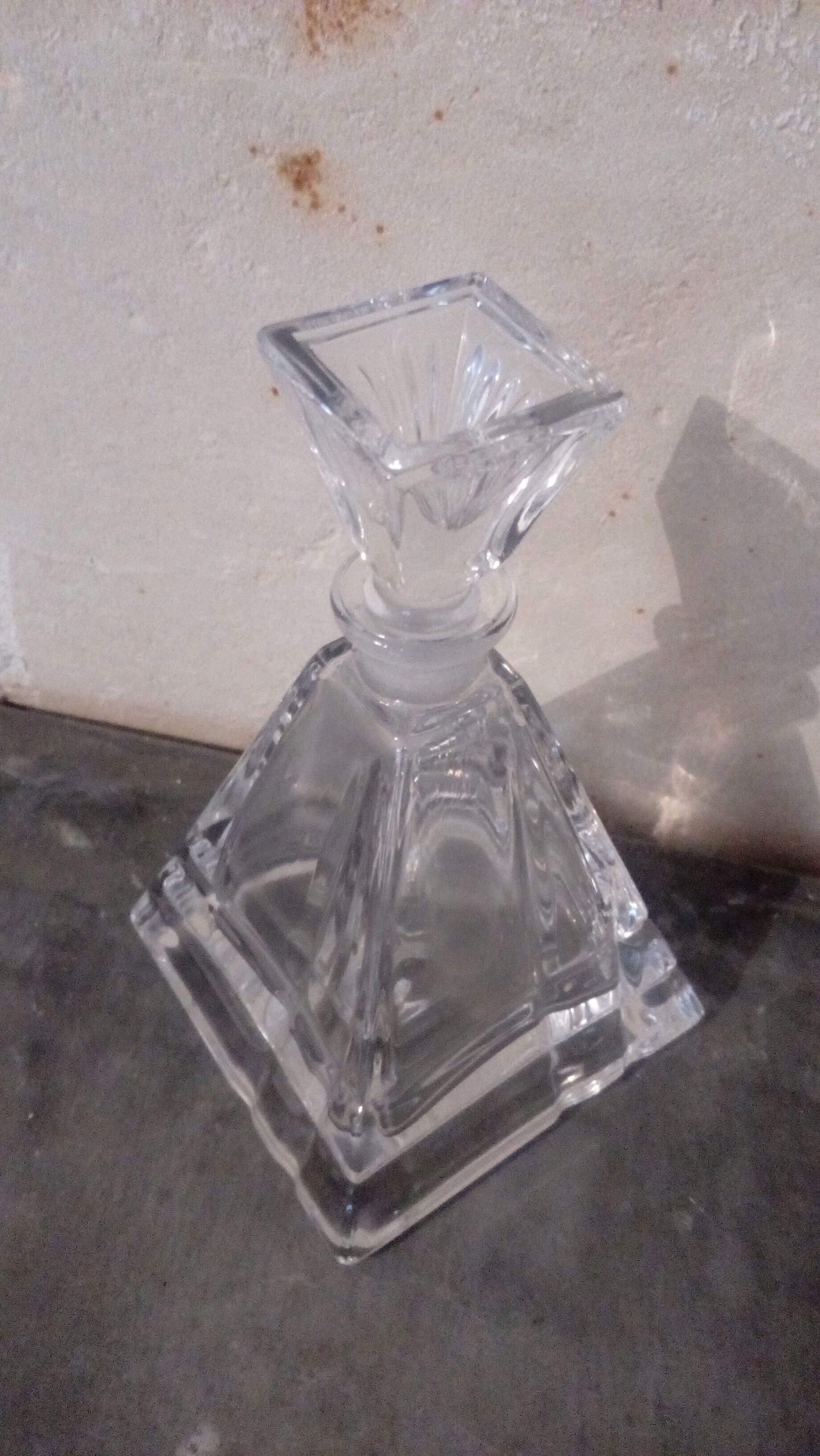 Crystal perfume bottle