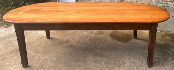 Carved antique oak farmhouse table