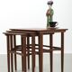 Tables gigognes en teck danois, ensemble de 3