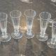 Ensemble de 6 flûtes à champagne en cristal