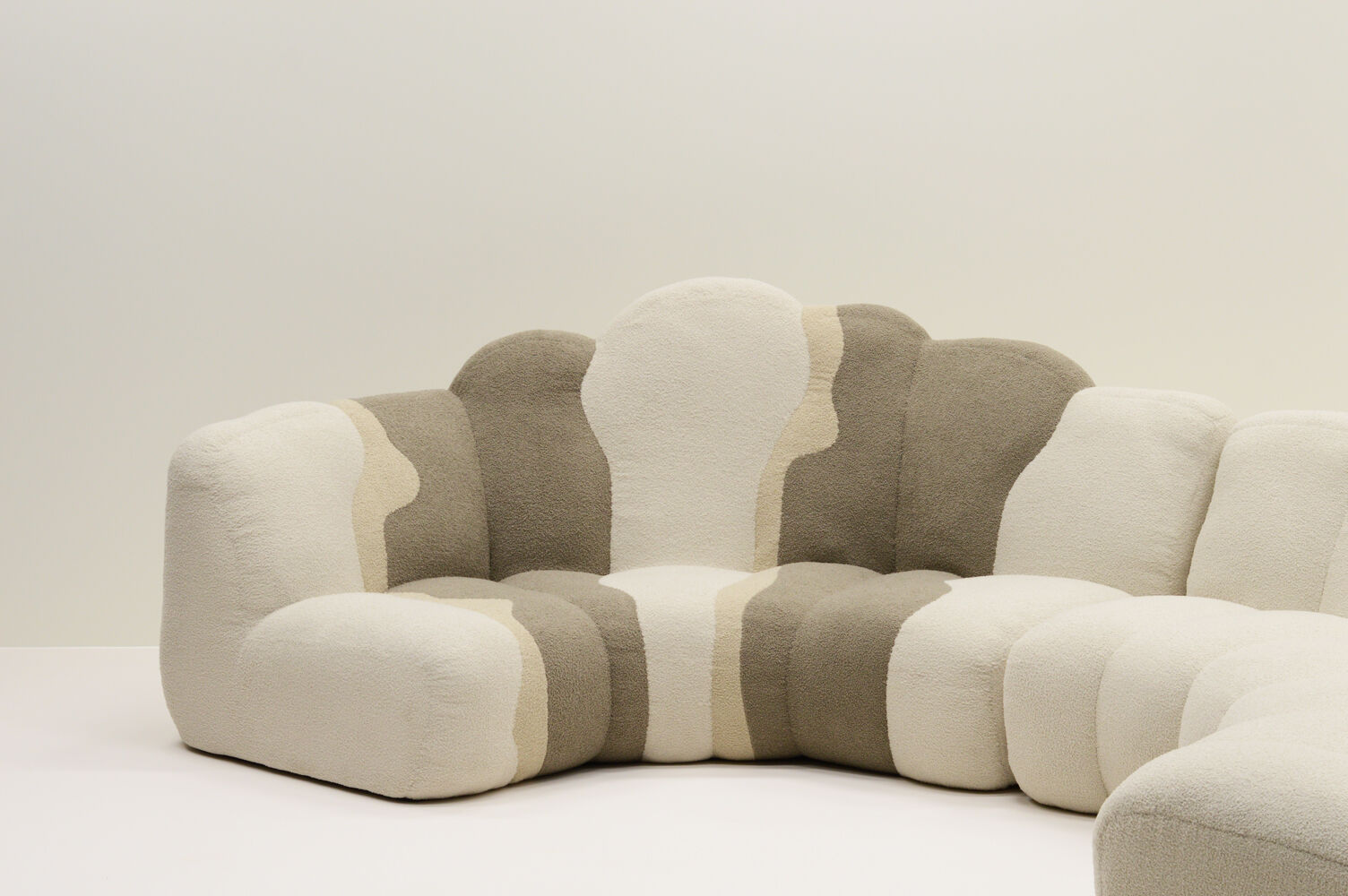 Playful sofa by Design studio Polster mit pep, Germany 80s.