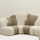 Playful sofa by Design studio Polster mit pep, Germany 80s.