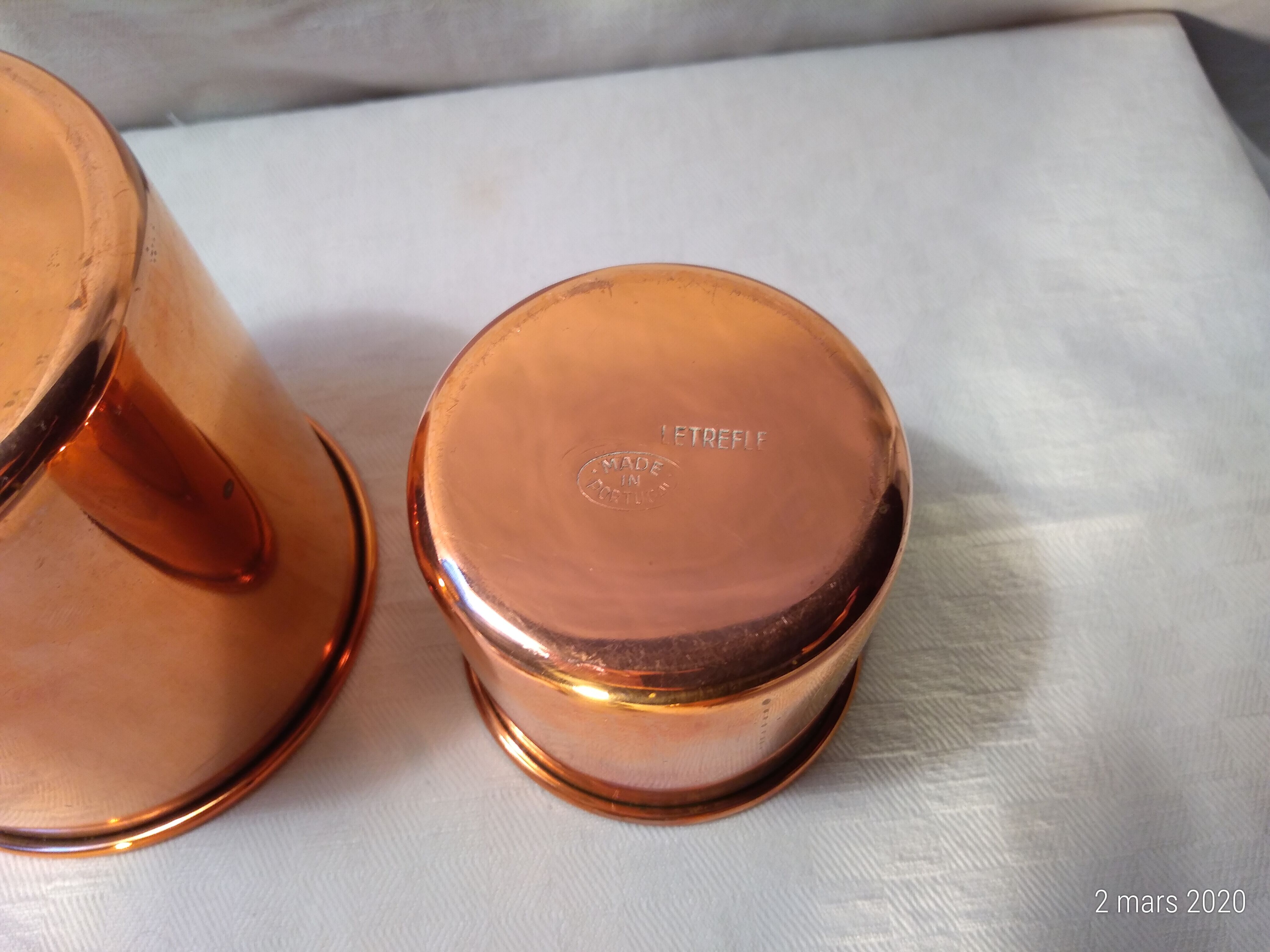 Series 4 copper spice pots