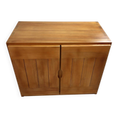 Two-door buffet in solid pine from the Regain house.