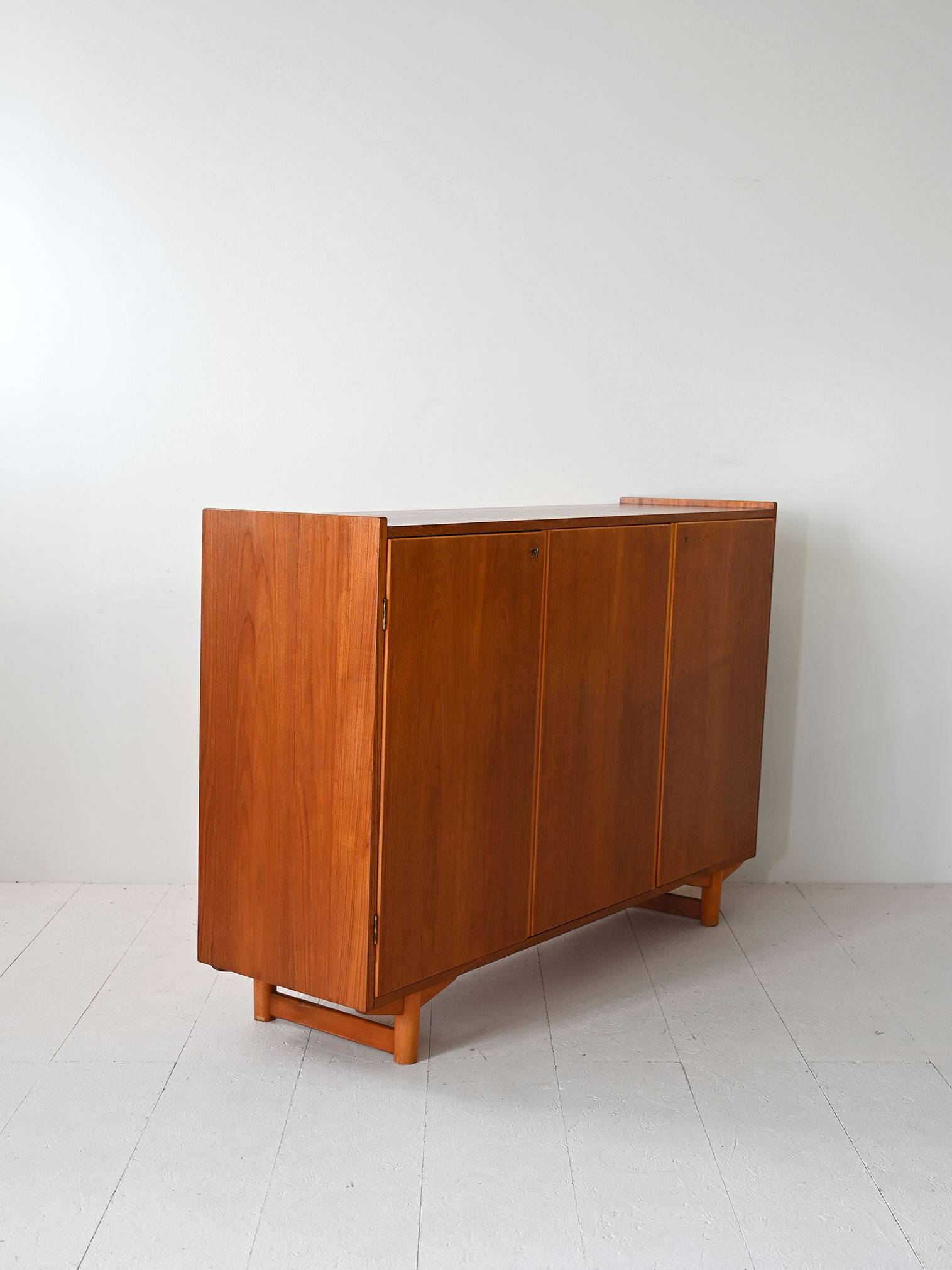 Nordic high sideboard from the 60s