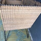 Cot rattan foot eiffel