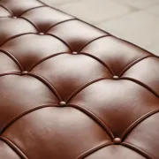 Meridian Barcelona in leather by Mies van der Rohe, Knoll International