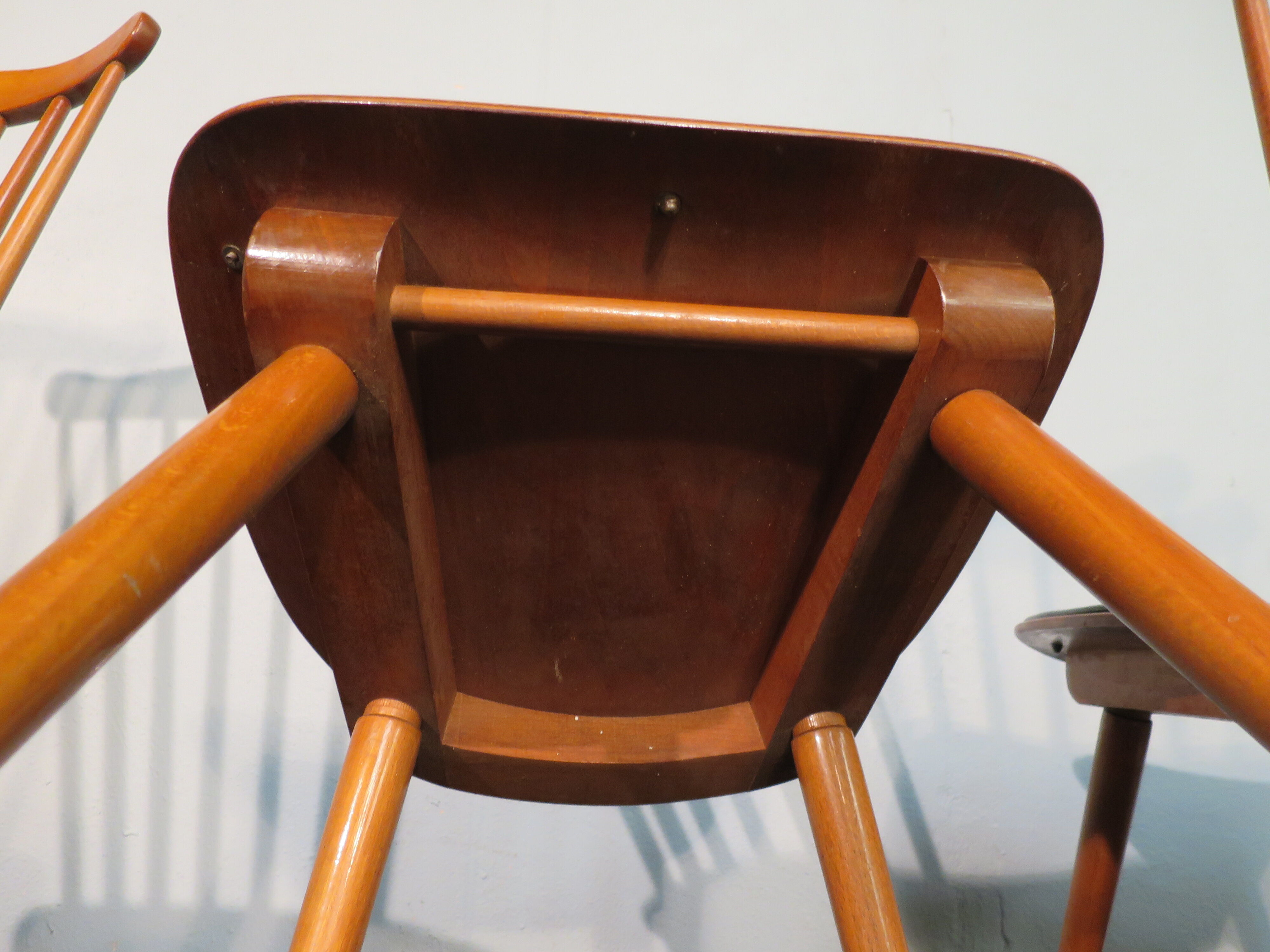 Set of 3 Baumann chairs model "Minuet"