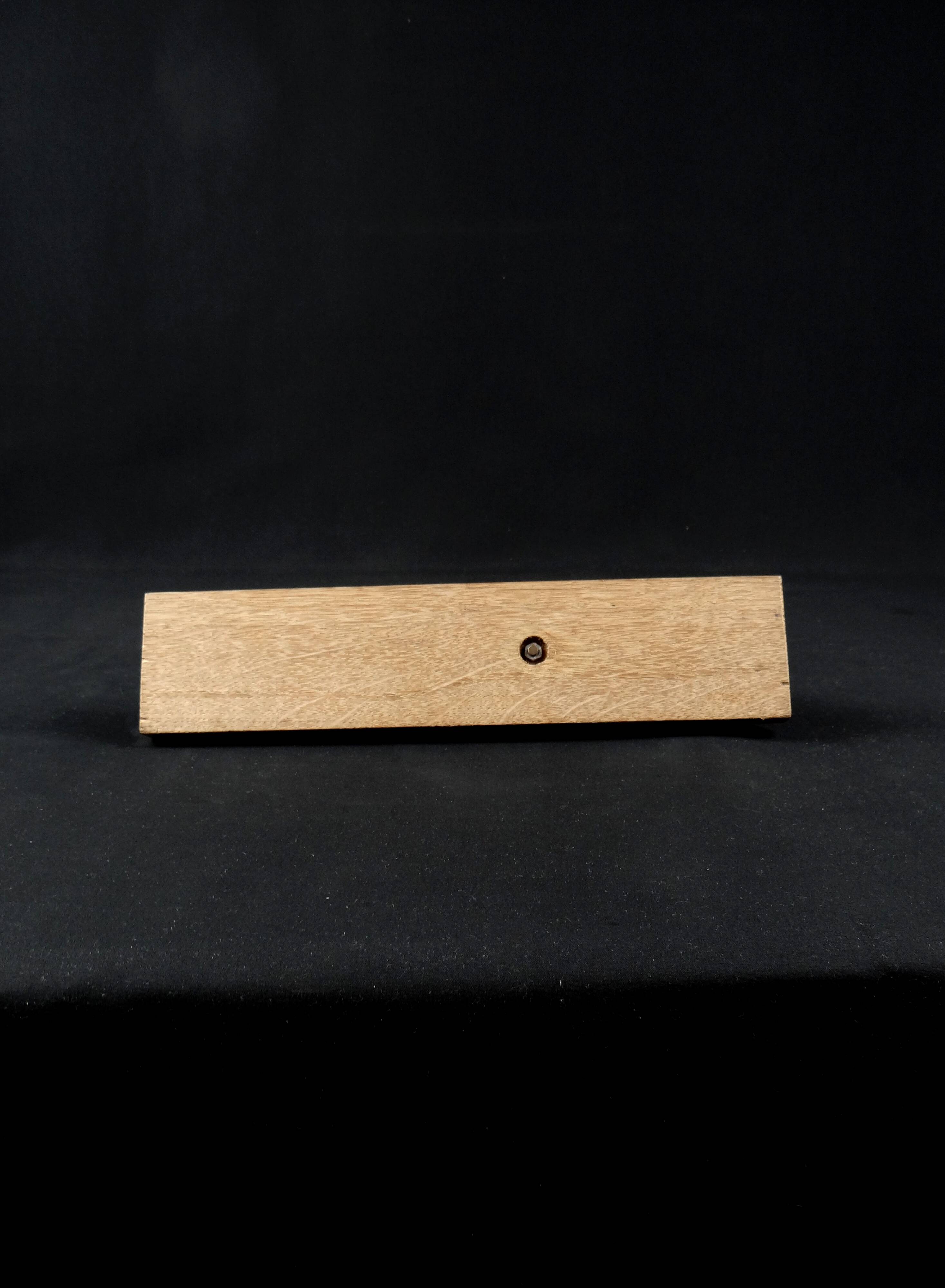 Bronze TGV on a wooden base, scale model of the TGV Sud-Est from the 1980s