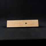 Bronze TGV on a wooden base, scale model of the TGV Sud-Est from the 1980s