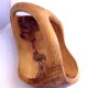 Brutal olive wood cut