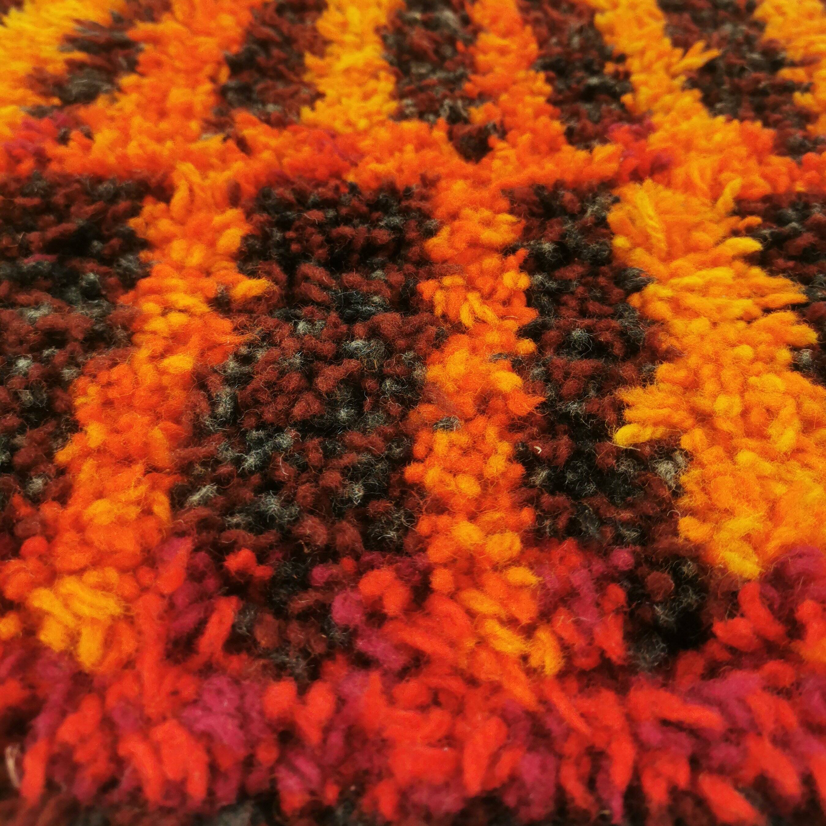 Tapis space age, Danemark, années 1960.