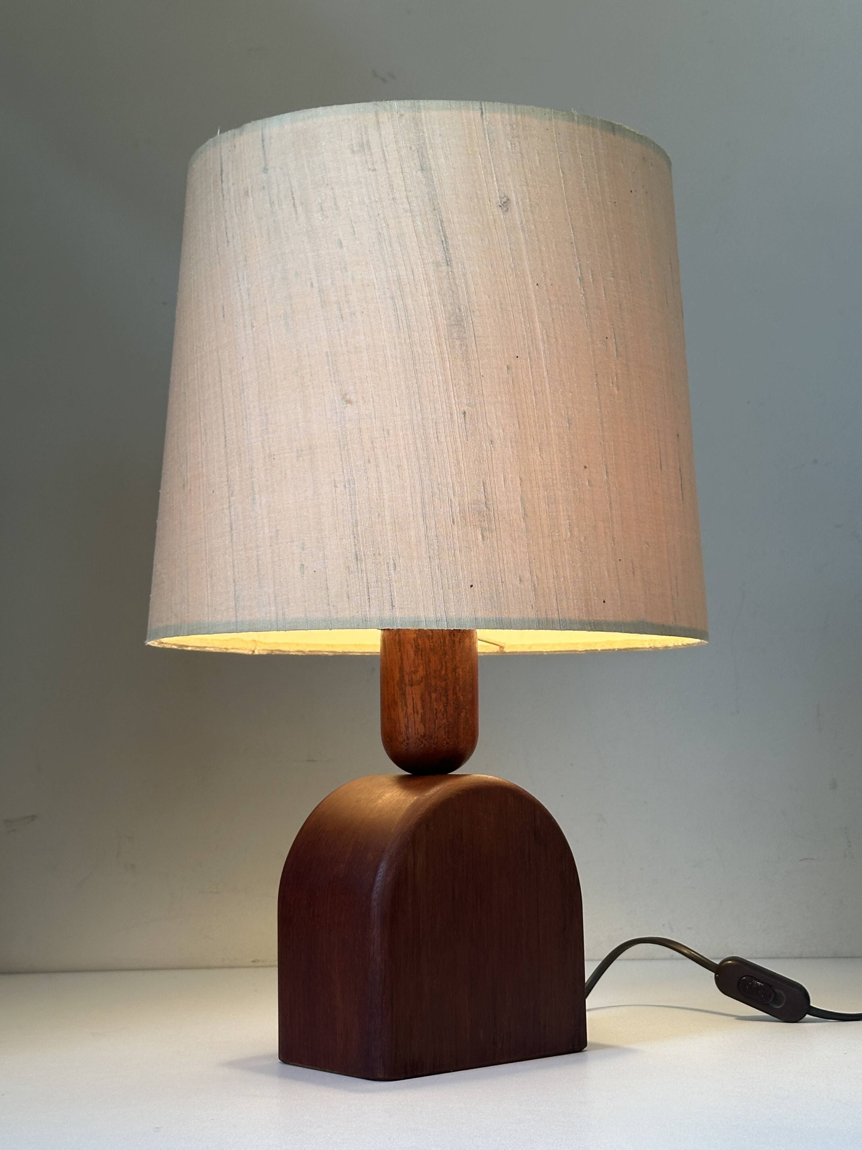 Vintage teak lamp, 60s design