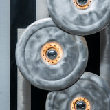 Sculptural wall lamp, Otello Ciullini - EF Viareggio, Italian, 1970s