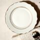 Lot of 6 dessert plates Porcelaines Lourioux