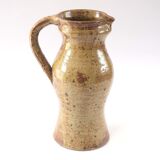 Speckled stoneware pitcher