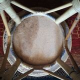 Rattan stool / plant rest - 1970s