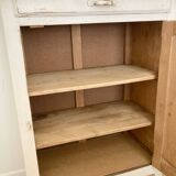 Antique patinated jam cupboard