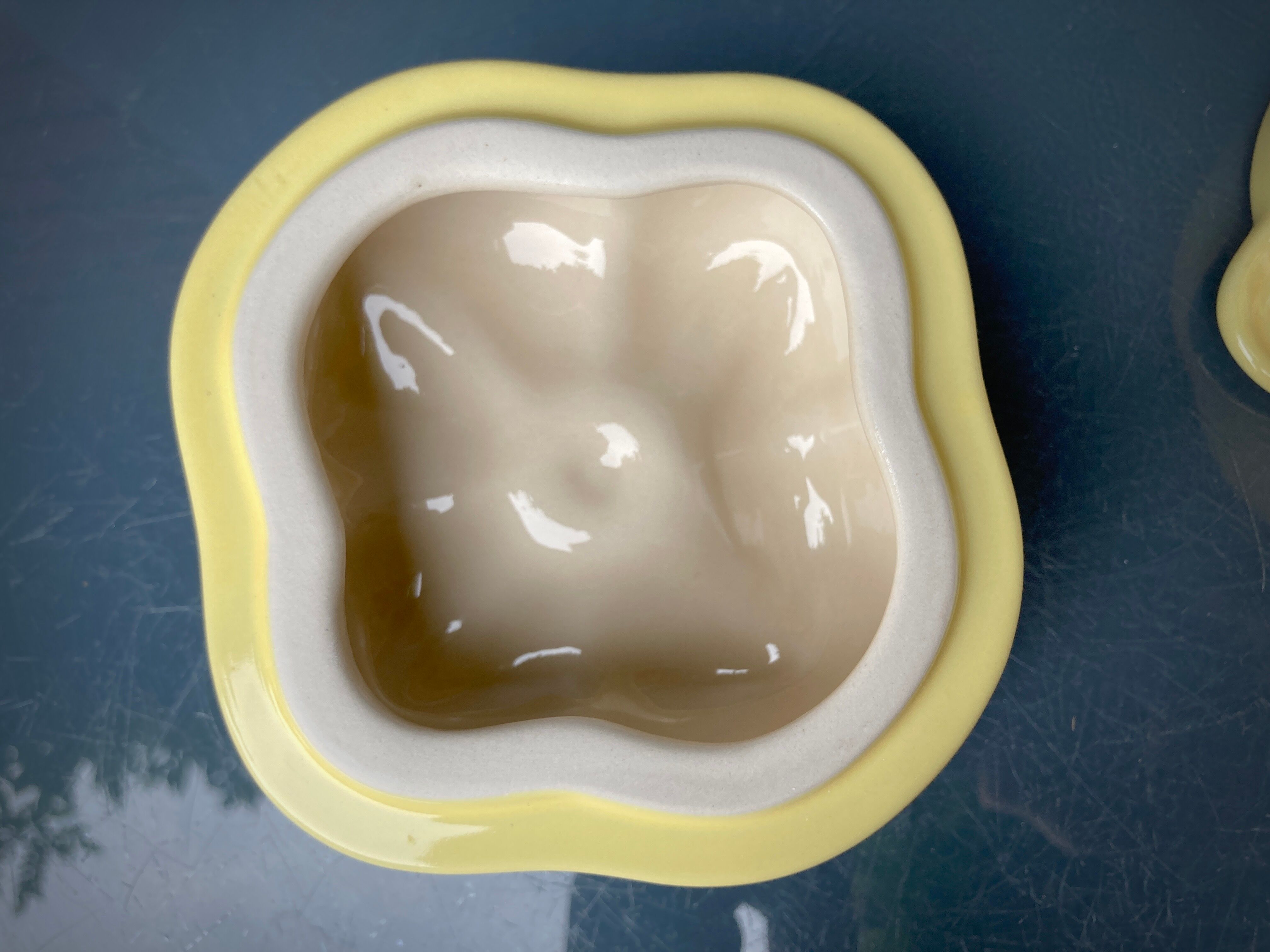 Four Le Creuset ceramic casseroles