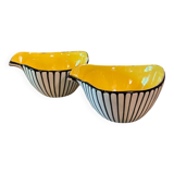 Pair of Gabriel Fourmaintraux bowls