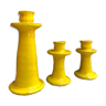 Yellow candle holders