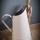 White enamelled broc P