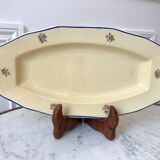 Ravier / small dish badonviller with blue flowers 50s