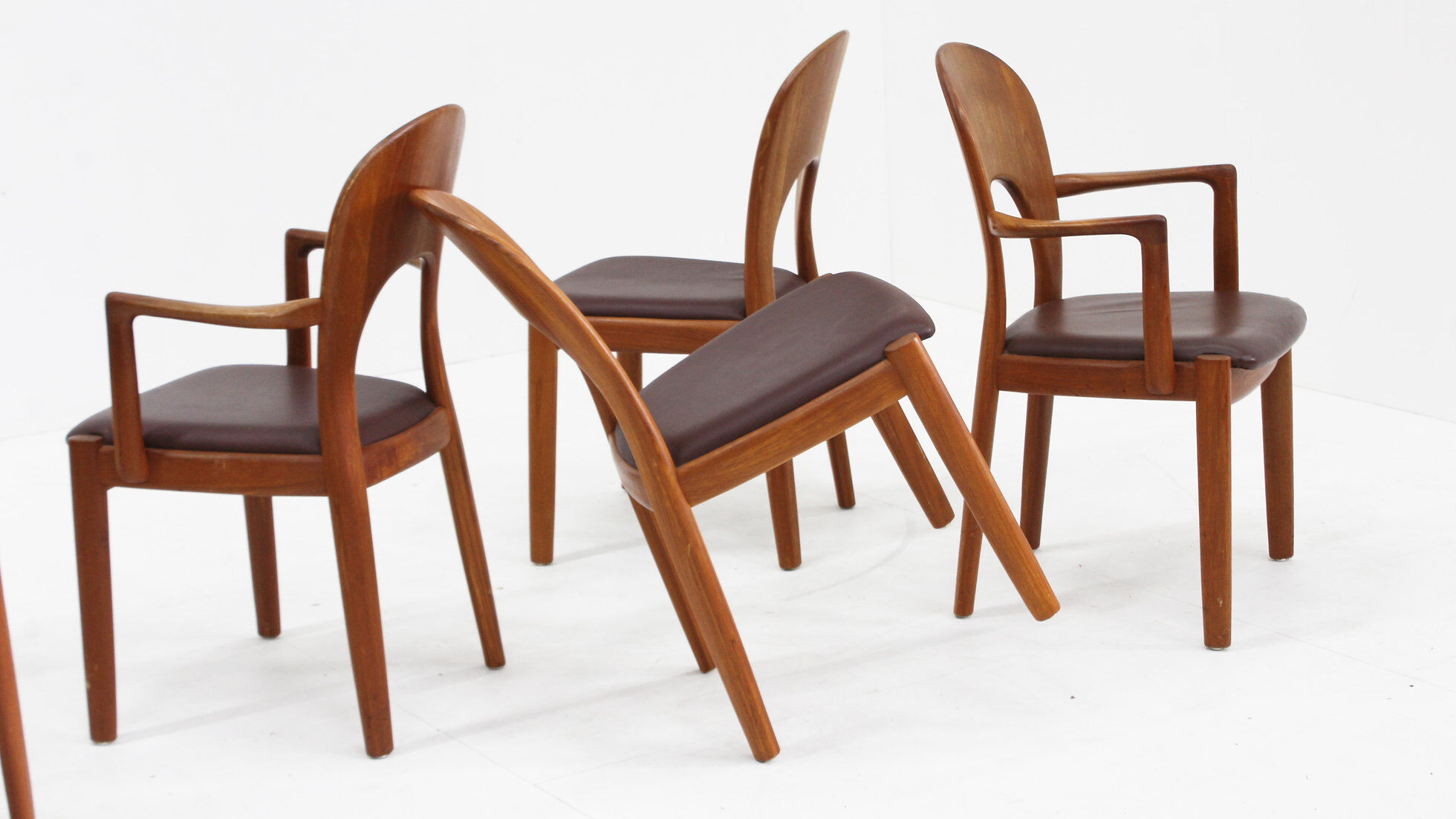 Vintage Danish dining chairs by Niels Koefoed for Koefoeds Hornslet, set of 6