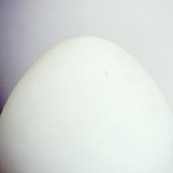 Opaline egg lamp, 1970