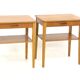 Pair of teak bedside tables, Björkås Möbelfabrik, 1960
