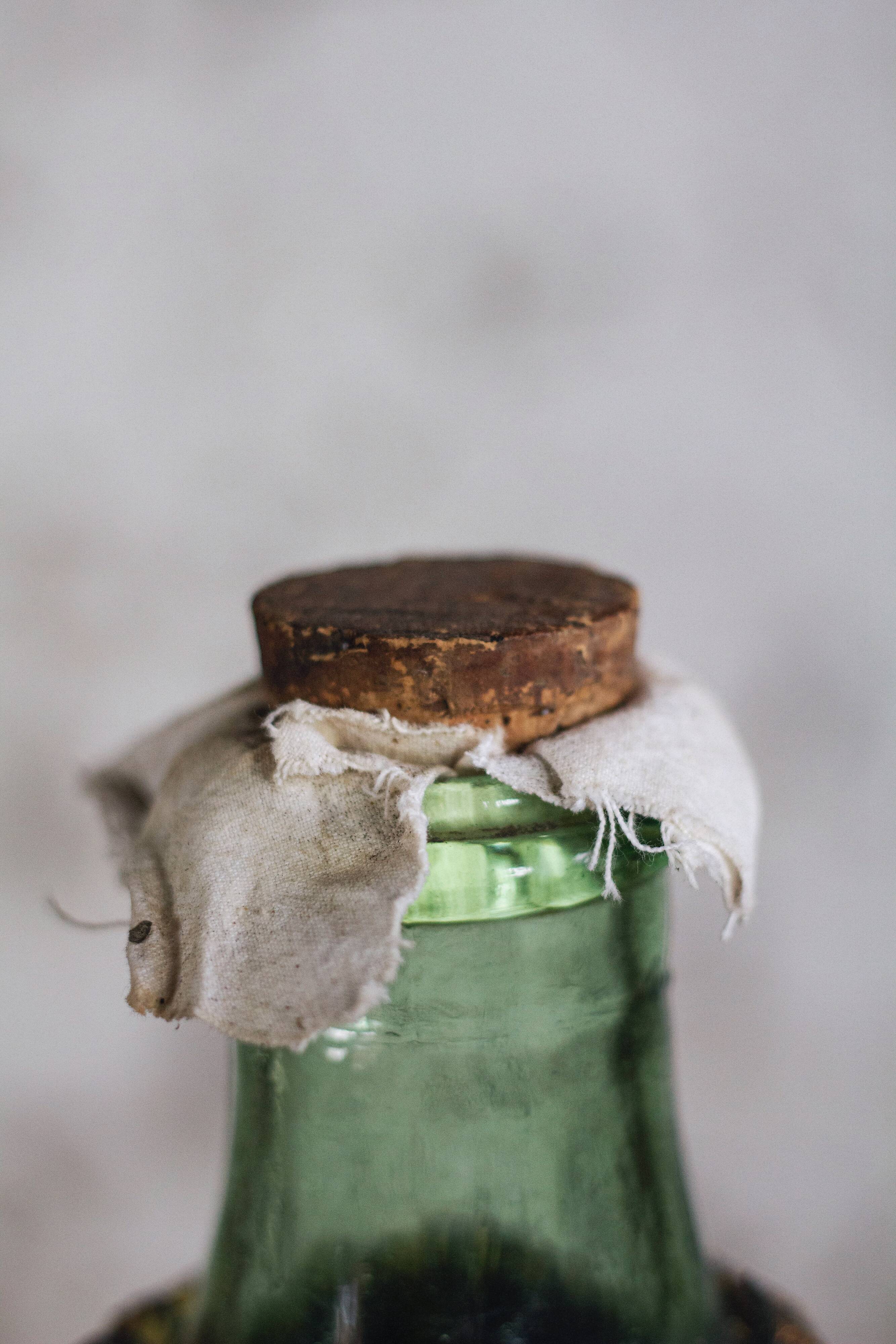 Dame-jeanne 50L recouverte de corde tressée