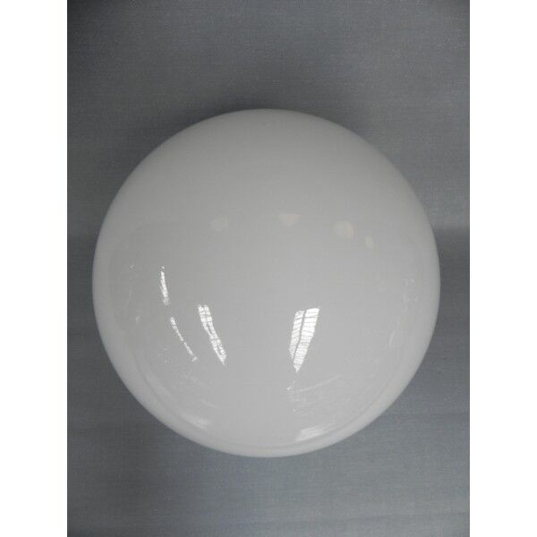 Art deco ceiling light white glass ball