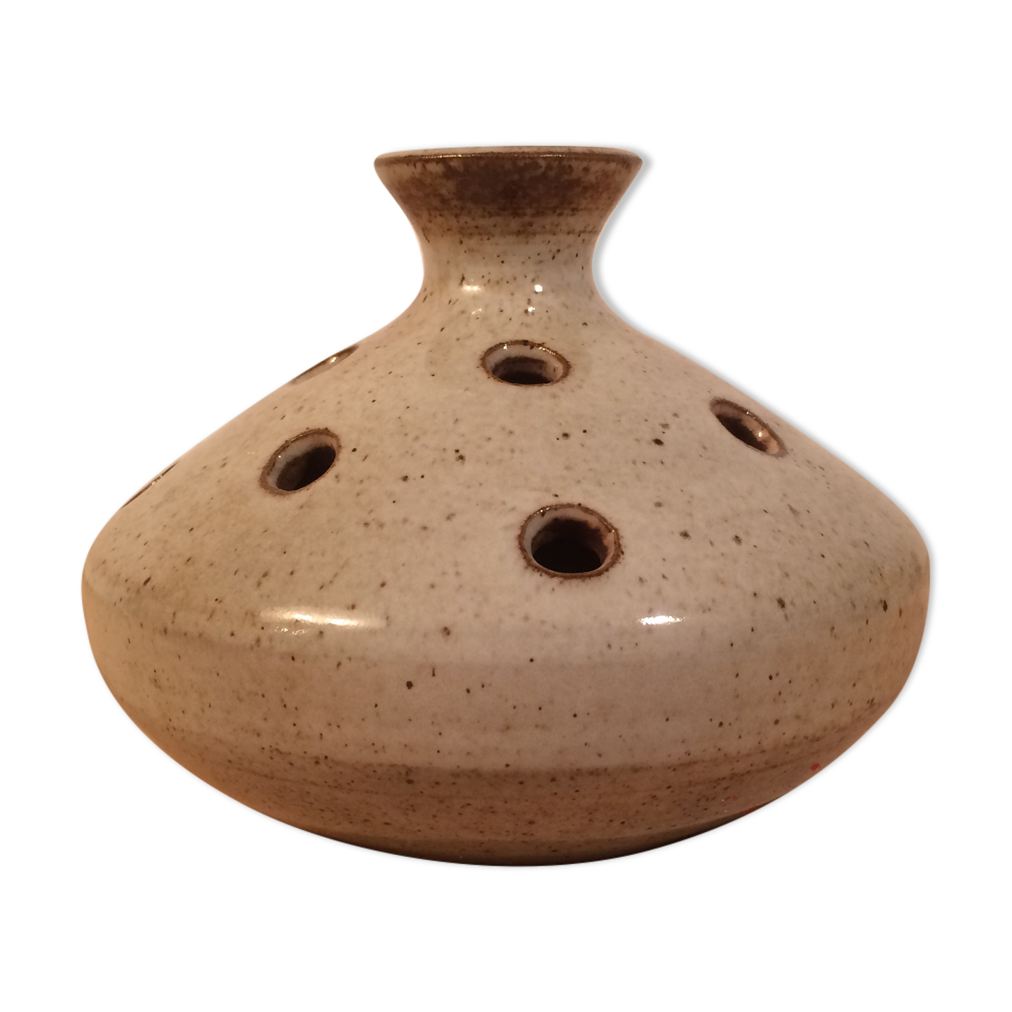 Vase pique flowers sandstone Dehoux JM Luc en Diois