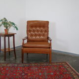 Fauteuil style chesterfield