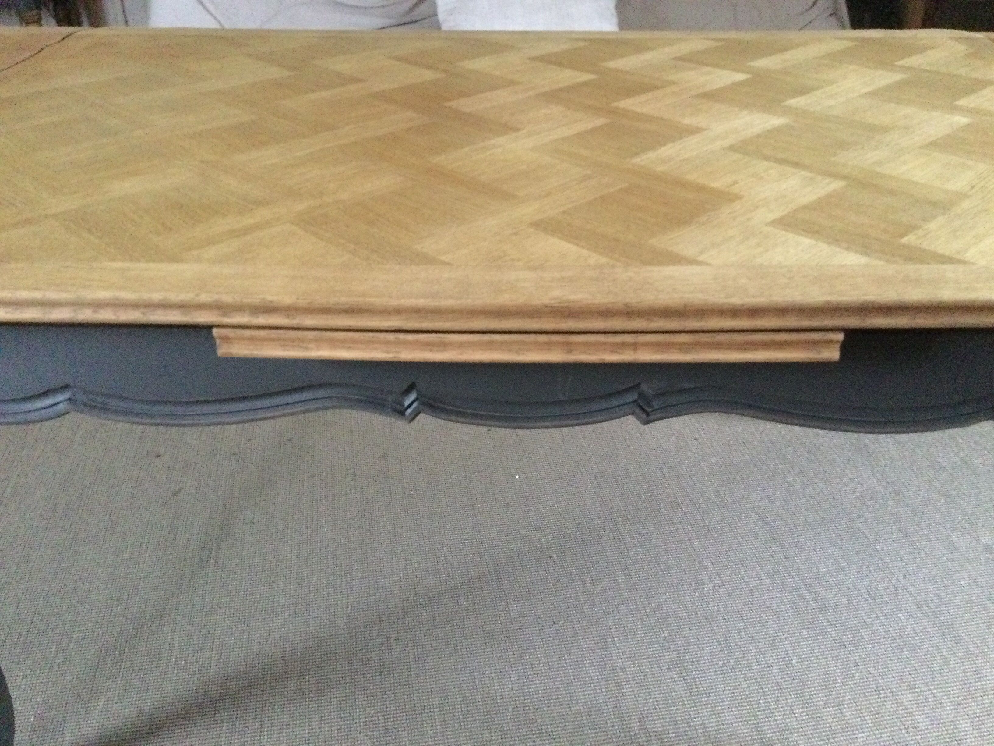 Old oak dining table