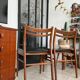 Chaises vintage style scandinave