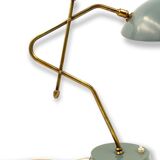 Light blue table lamp, France 1960s