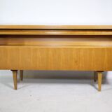 Mid-century desk, vintage design, teak, 1960s