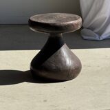 Pawn Brown - Stool, side table in the shape of a brown pawn.