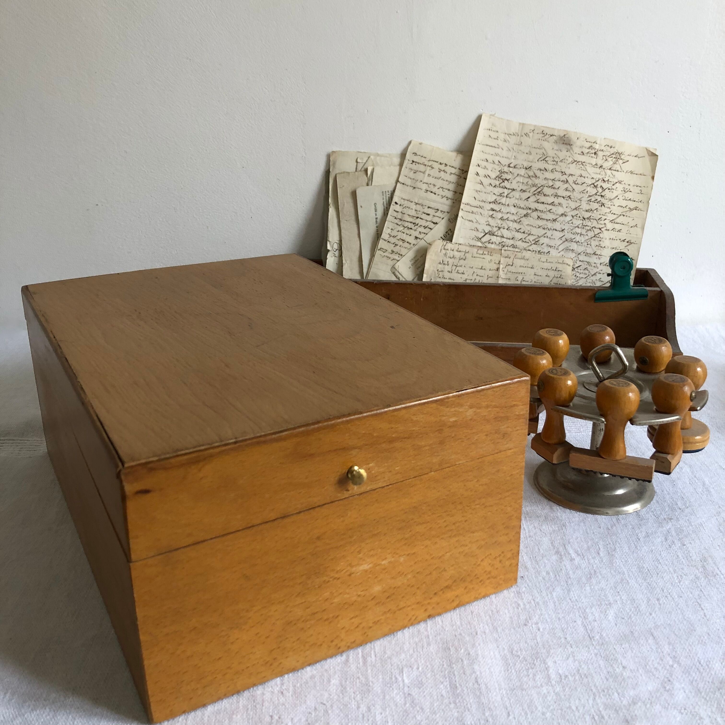 Boite à fiches et rangements pour bureau