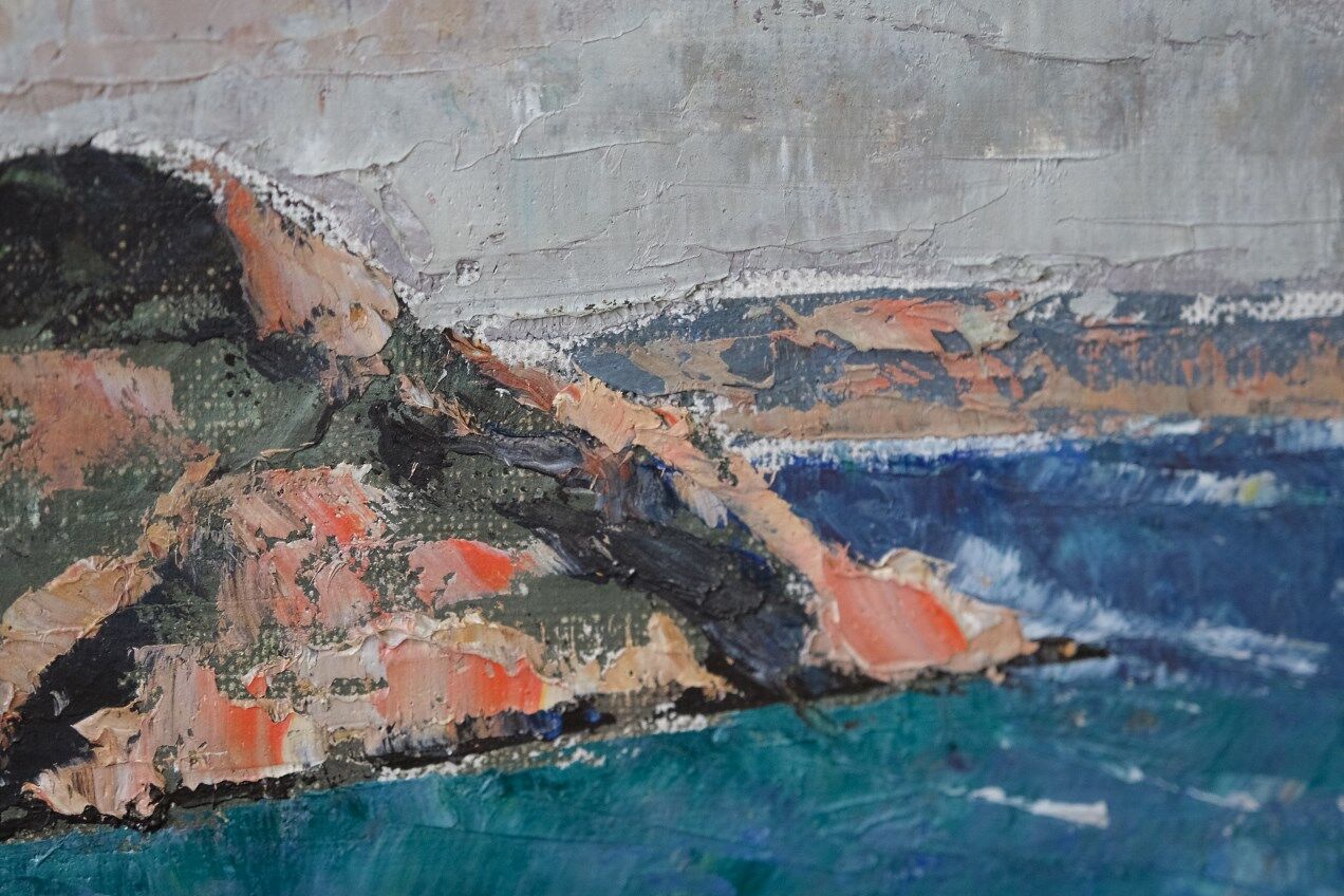 Torsten Torstenson (1901-1974), Swedish Modern Painting, 1950s, Oil on Canvas, Framed