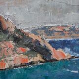 Torsten Torstenson (1901-1974), Swedish Modern Painting, 1950s, Oil on Canvas, Framed