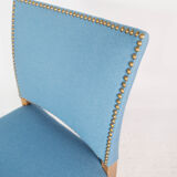 Dining room chair with legs of light mahogany of danish design, 1940s