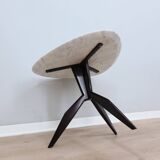 Mid century organic design tripode marble coffee table 1950s