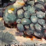 Still life painting signed Auguste Jean Gribouval (19th / 20th century)