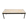 Table basse Roger Capron, motif soleil