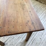 Table de ferme en cerisier