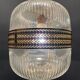 Vintage italian glass light pendant lamps, set of 2