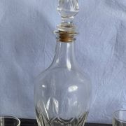 Vintage Monaco liqueur service made of old glass